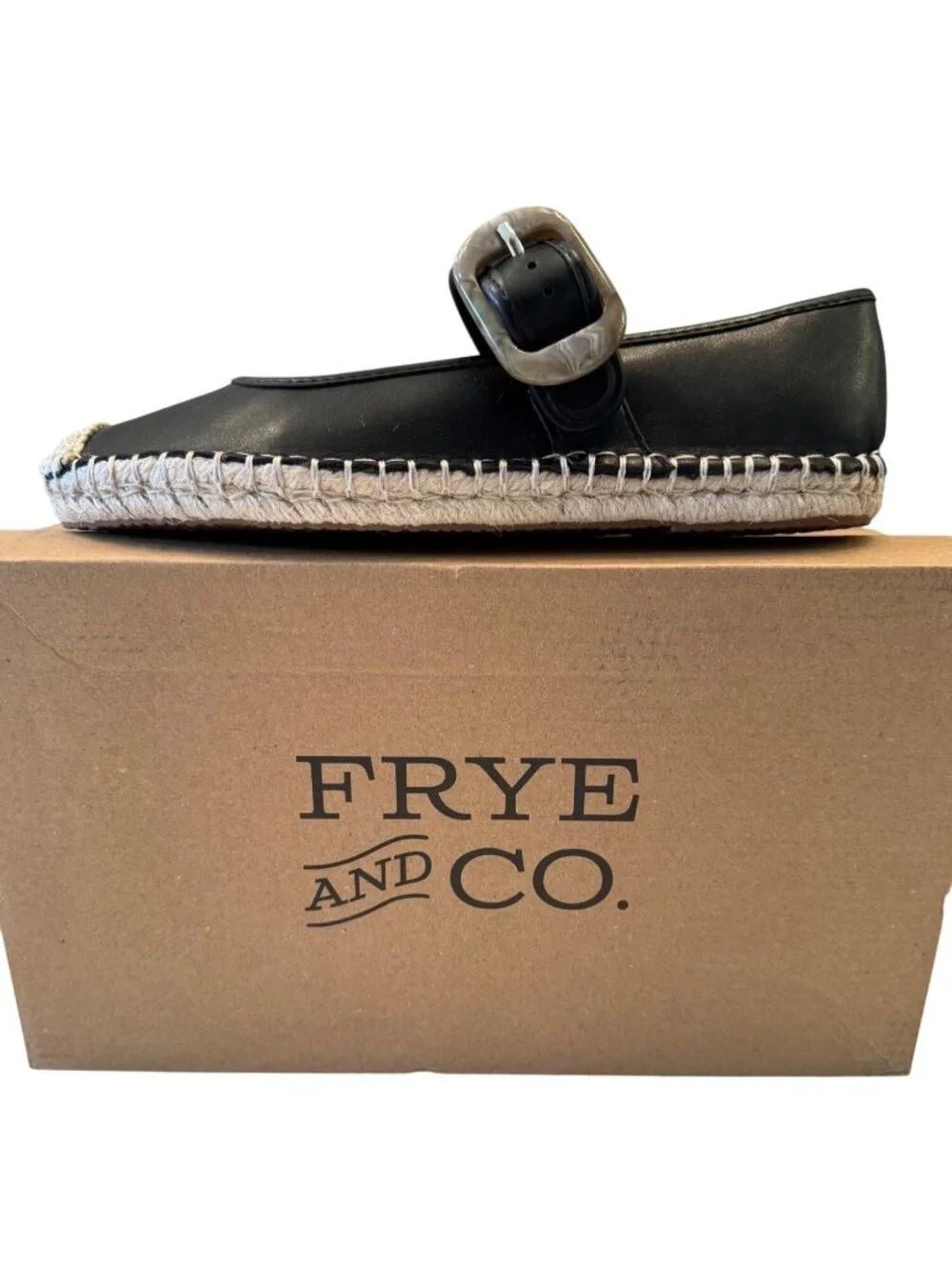 Frye Co. Jatani Black Size 7.5M Black Mary Jane NWB